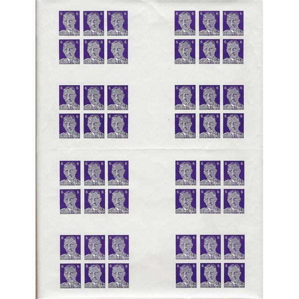 Deutsches Reich -WW 2  Cinderella Postage stamp sheet