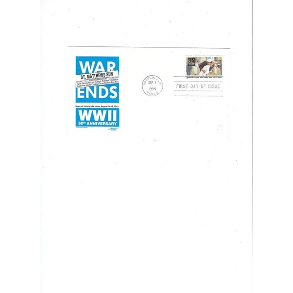 Honolulu, HI - WWII 50th Anniversary - First Day Cover - 1995