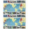 Image 1 : 1992 WW II 1942 Into the Battle - 20 Stamp Sheet