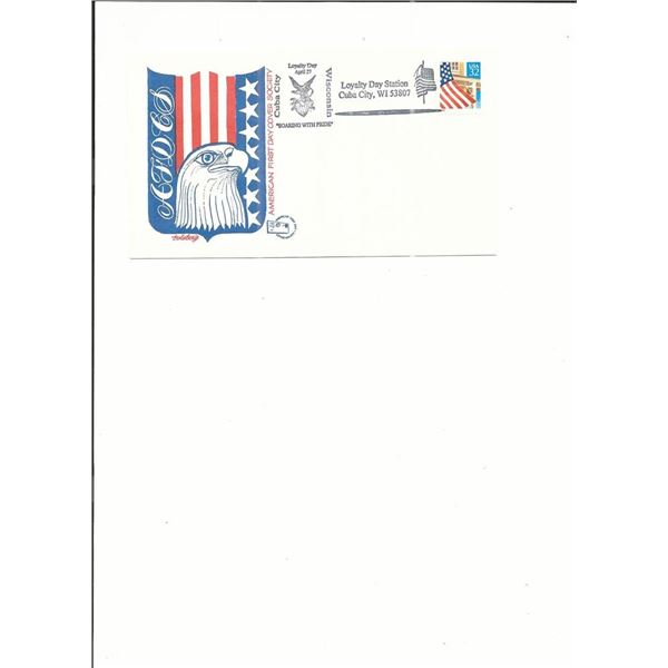 Cuba City, Wisconsin - Loyalty Day - First Day Cover