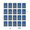 Image 1 : EID Greetings USA Stamp Sheet