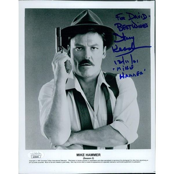 Mike Hammer Actor Stacy Keach Signed Photo JSA Authenticated