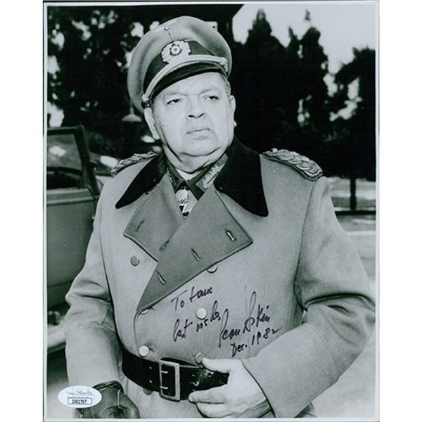 Hogans Heroes Leon Askin Signed Photo JSA