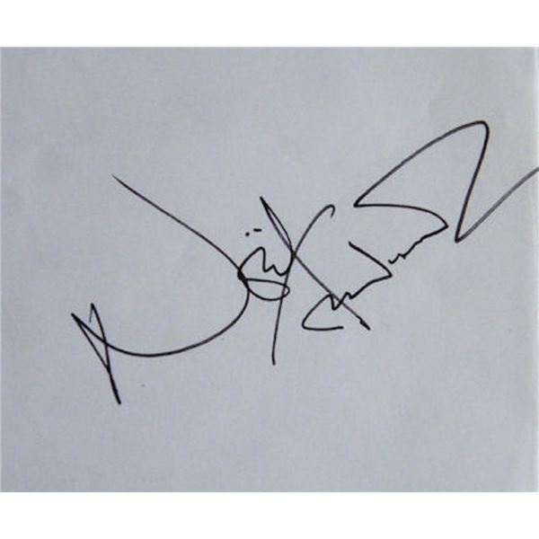 Noel Coward signature slip