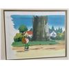 Image 1 : Peanuts character Peppermint Patty framed and matted  sericell