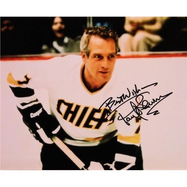 Slap Shot Paul Newman signed movie photo