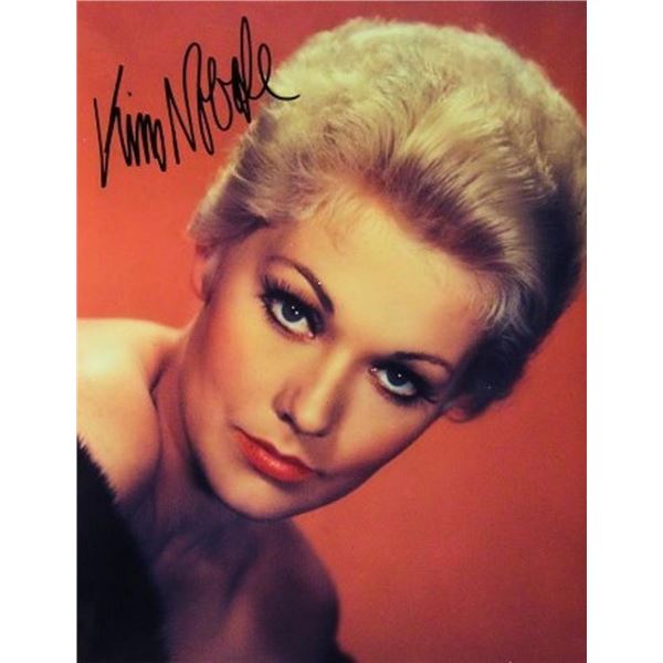Vertigo Kim Novak signed portrait photo