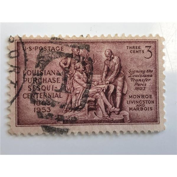 1953 3Â¢ Louisiana Purchase Sesquicentennial Stamp