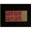 Image 1 : Four 2 Cent Roosevelt Stamps with Plate Number