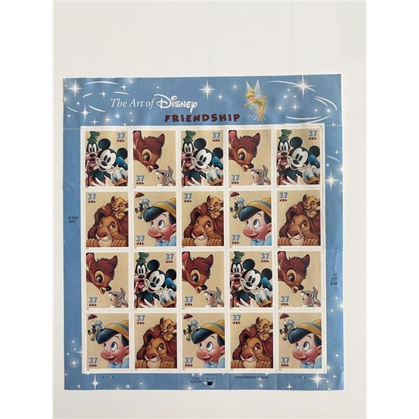 The Art of Disney Friendship stamps