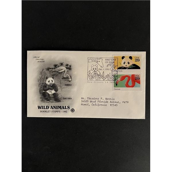Wild Animals First Day Cover