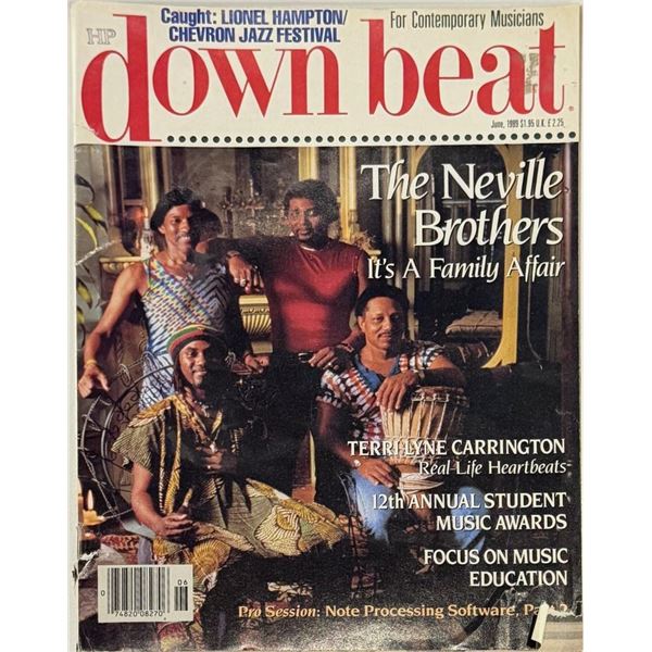 Down Beat Magazine June 1989 The Neville Brothers