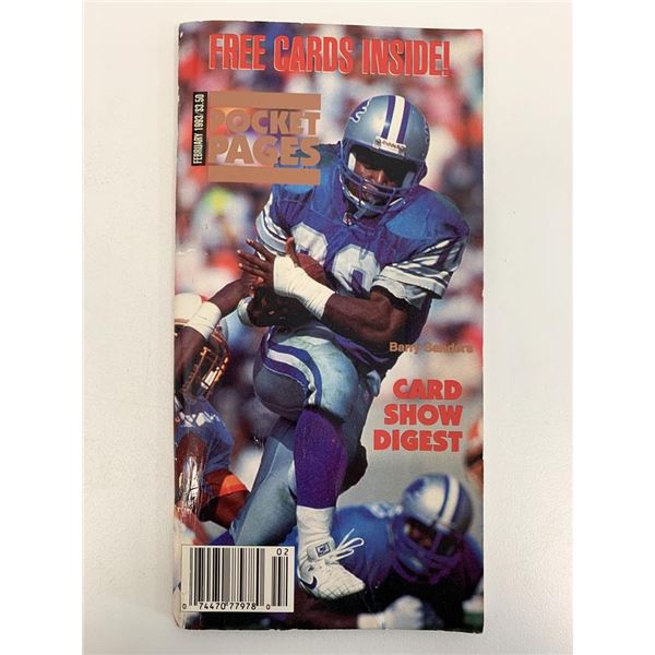 1993 Pocket Pages - Barry Sanders - Card Show Digest