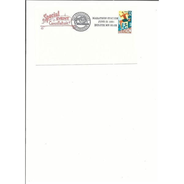 Duluth, MN. - First Day Cover - Marathon Station - 20th Anniversary - 1996