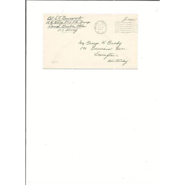 Camp Gruber, OK - First Day Cover - 1943