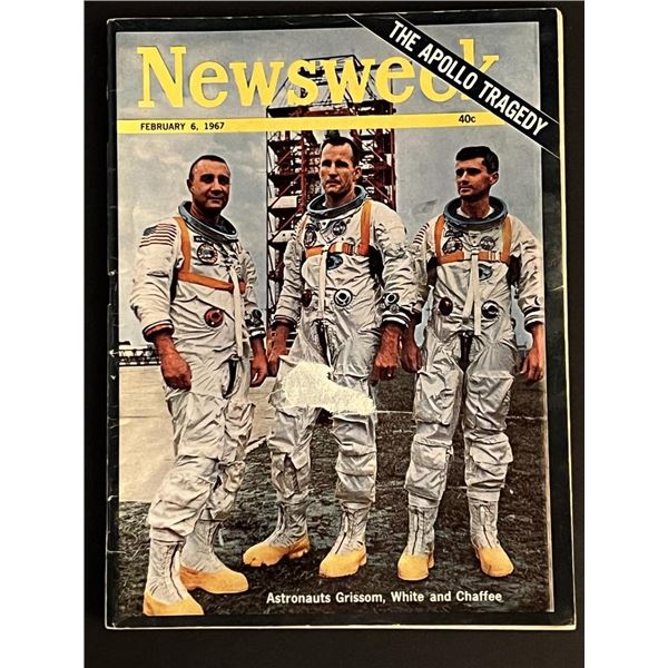 Newsweek Apollo Tragedy 1967 magazine