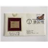 Image 1 : Insects & Spiders Monarch Butterfly Gold Stamp Replica First Day Cover