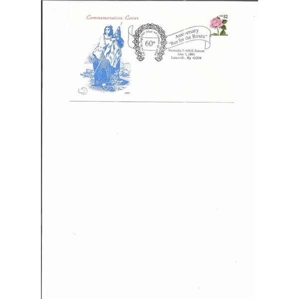 Kentucky - First Day Cover - 60th Anniversary "Run for the Roses" - 1996