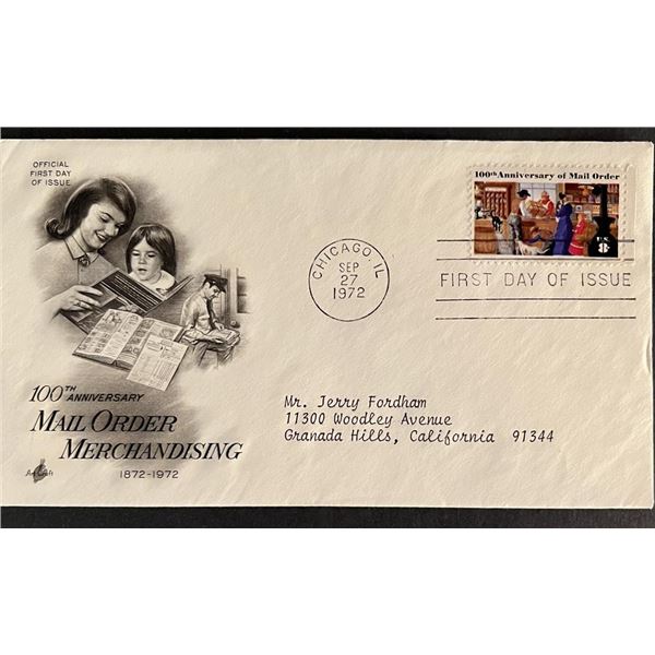 Mail Order Merchandising First Day Cover