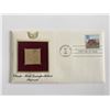 Image 1 : Classic Mail Transportation Stagecoach Gold Stamp Replica First Day Cover