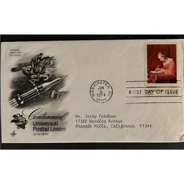 Universal Postal Union First Day Cover