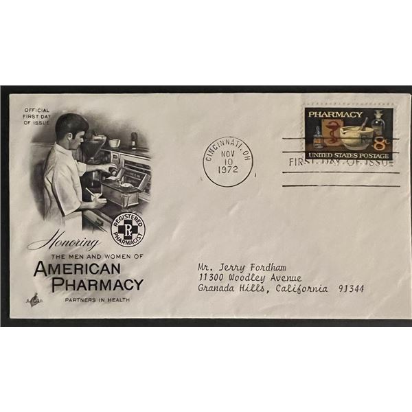 American Pharmacy First Day Cover