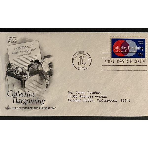 Collective Bargaining First Day Cover
