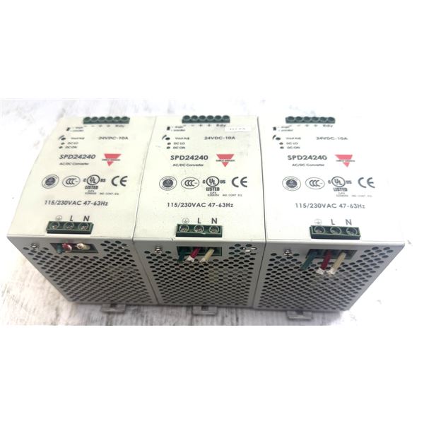 (3) Carlo Gavazzi #SPD242401 Power Supplies