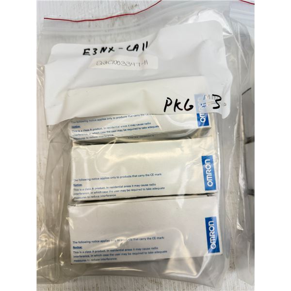 Lot of (6) Omron Sensors