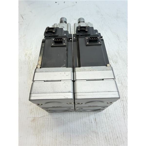 (2) SMC #LEY32RNZC-100 w/Mitsubishi #HG-KR43 Motors