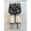 Image 2 : (2) SMC #LEY32RNZC-100 w/Mitsubishi #HG-KR43 Motors