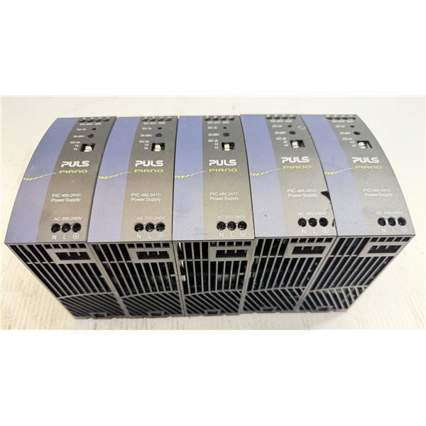 (5) PULS #PIC240.241C Power Supplies