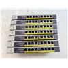 Image 2 : Lot of (7) NETGEAR #GS108LP 8 Port Unmanaged Switch