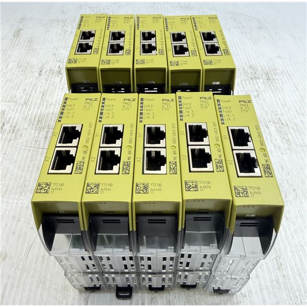 Lot of (10) Pilz #772130 Modules