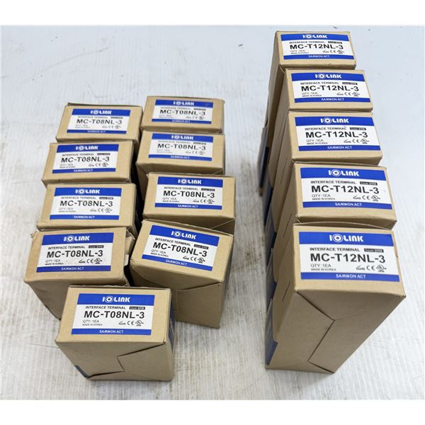 Lot of SAMWON ACT #IO LINK Modules #MC-T08NL-3 & #MC-T12NL-3