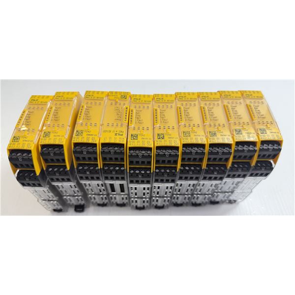 Lot of (10) Pilz #772142 Modules