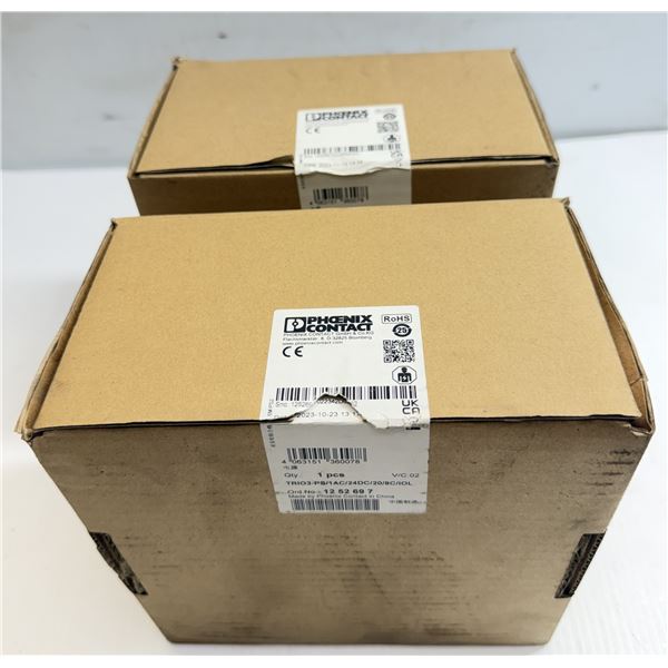 (2) Phoenix Contact #TRIO3-PS/1AC/24DC/20/8C/IOL / #12 52 69 7