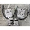 Image 1 : (2) Brad Power #1300610269 / 304T06K26M005A3 Cables w/#1300680099/TC40C40-200G Tee Assemblies