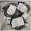 Image 1 : (3) Brad Power #1300640439/CC4030K17M030G Cables w/#1300680099/TC40C40-200G Tee Assemblies