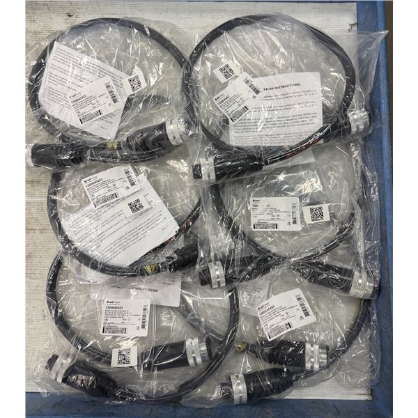(6) Brad Power #1300640453/CC4030K17M010G Cables
