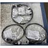 Image 1 : (3) Brad Power #1300640453/CC4030K17M010G Cables w/#1300680099/TC40C40-200G Tee Assemblies