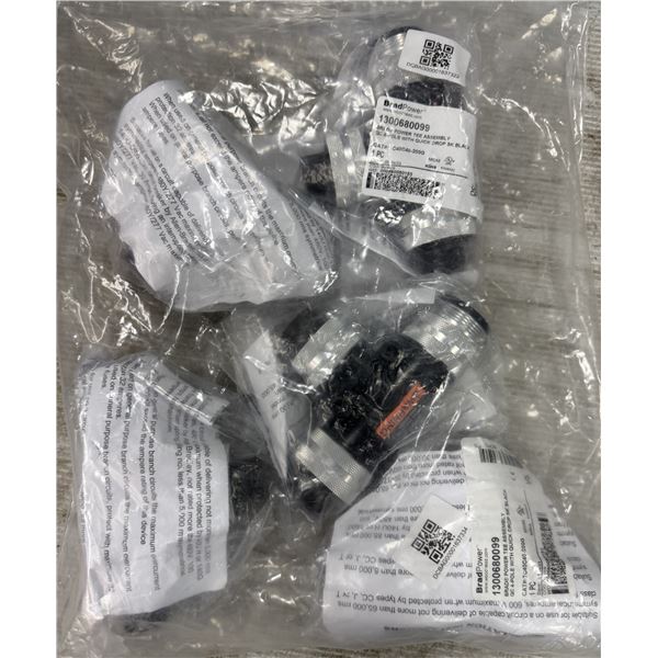(5) Brad Power #11300680099 / TC40C40-200G Tee Assemblies