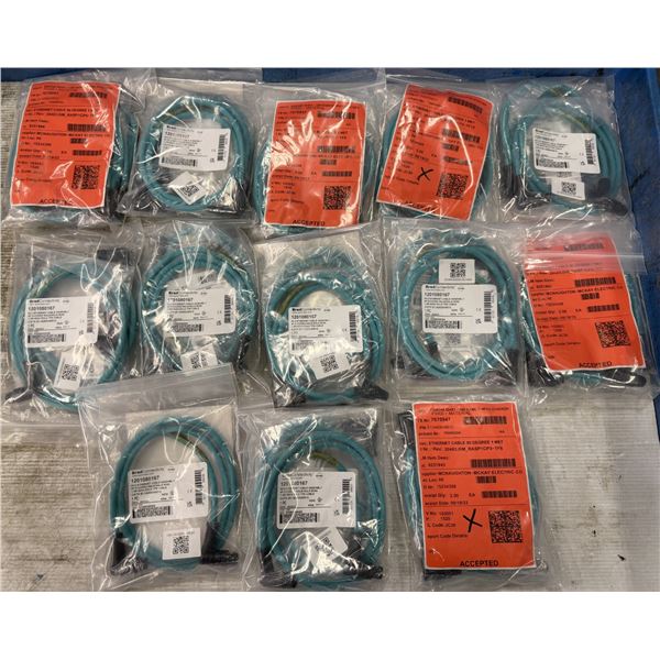 Lot of (25) Brad Connectivity #1201080167 / E11A06304M010 Cables