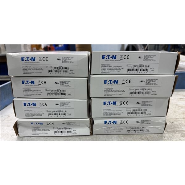 Lot of (10) Eaton #11100RQD07 Photoelectric Sensors