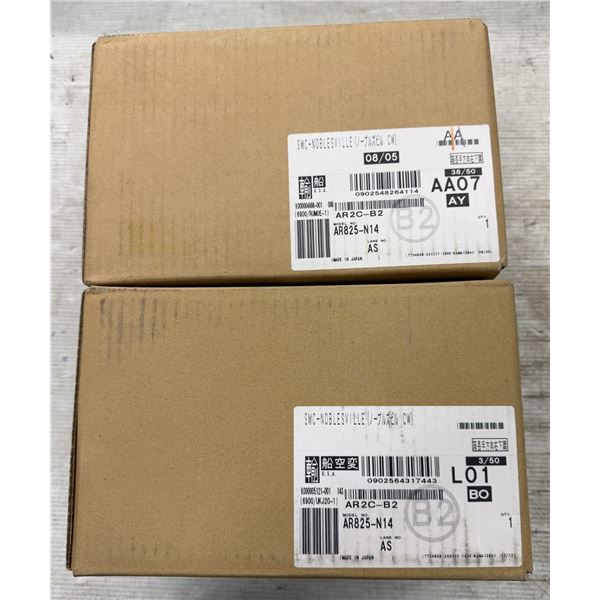 (2) SMC #AR825-N14 Pilot Operated Air Regulators