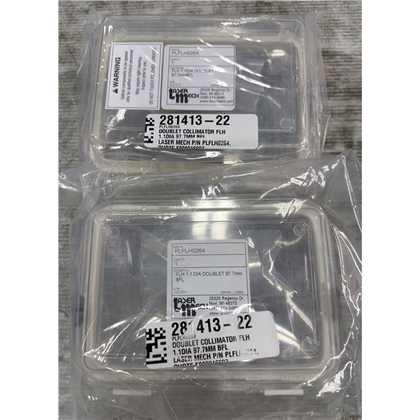 (2) Laser Mech #PLFLH0264 FLH 1.1DIA Doublet 97.7mmBFL