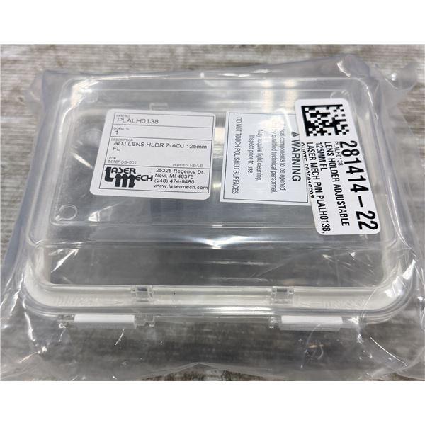 Laser Mech #PLALH0138 ADJ Lens HLDR Z-ADL 125mmFL