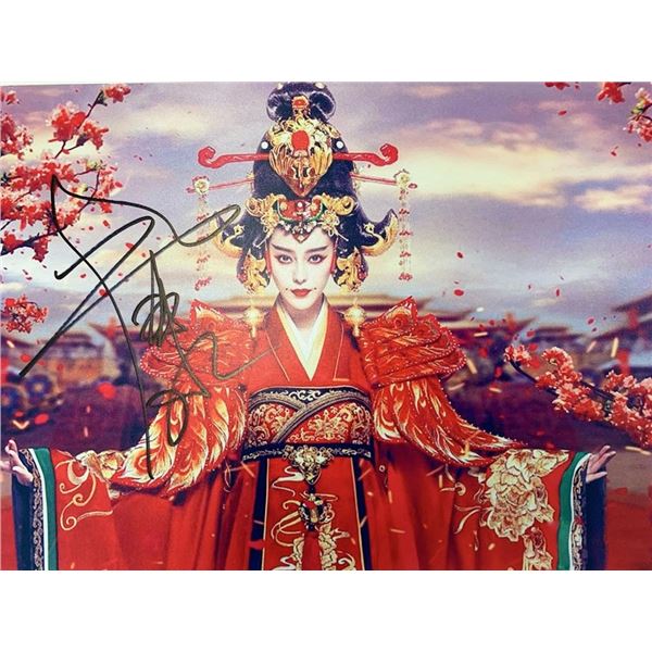 The Empress of China Fan Bingbing signed movie photo