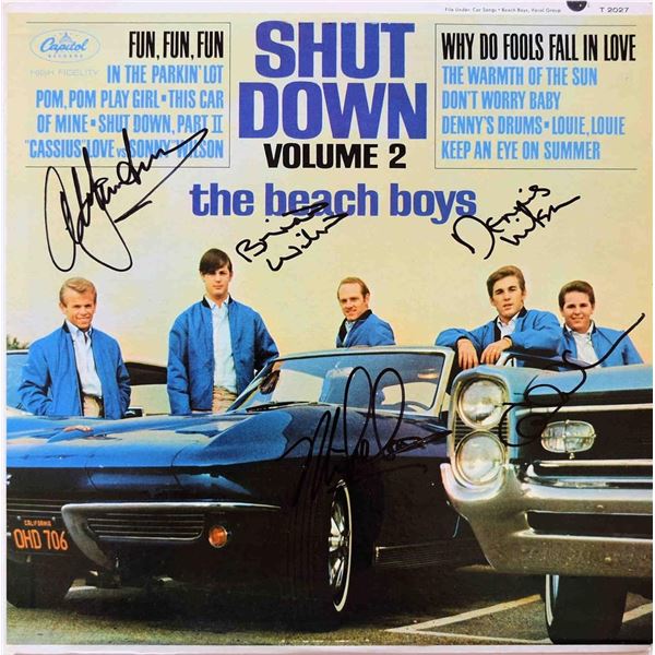 The Beach Boys Shut Down Volume 2 signed Album