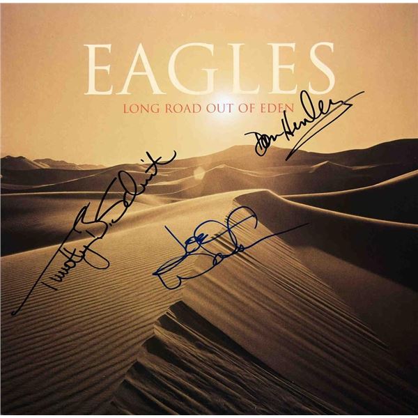 The Eagles Long Road Out of Eden 2007 signed album
